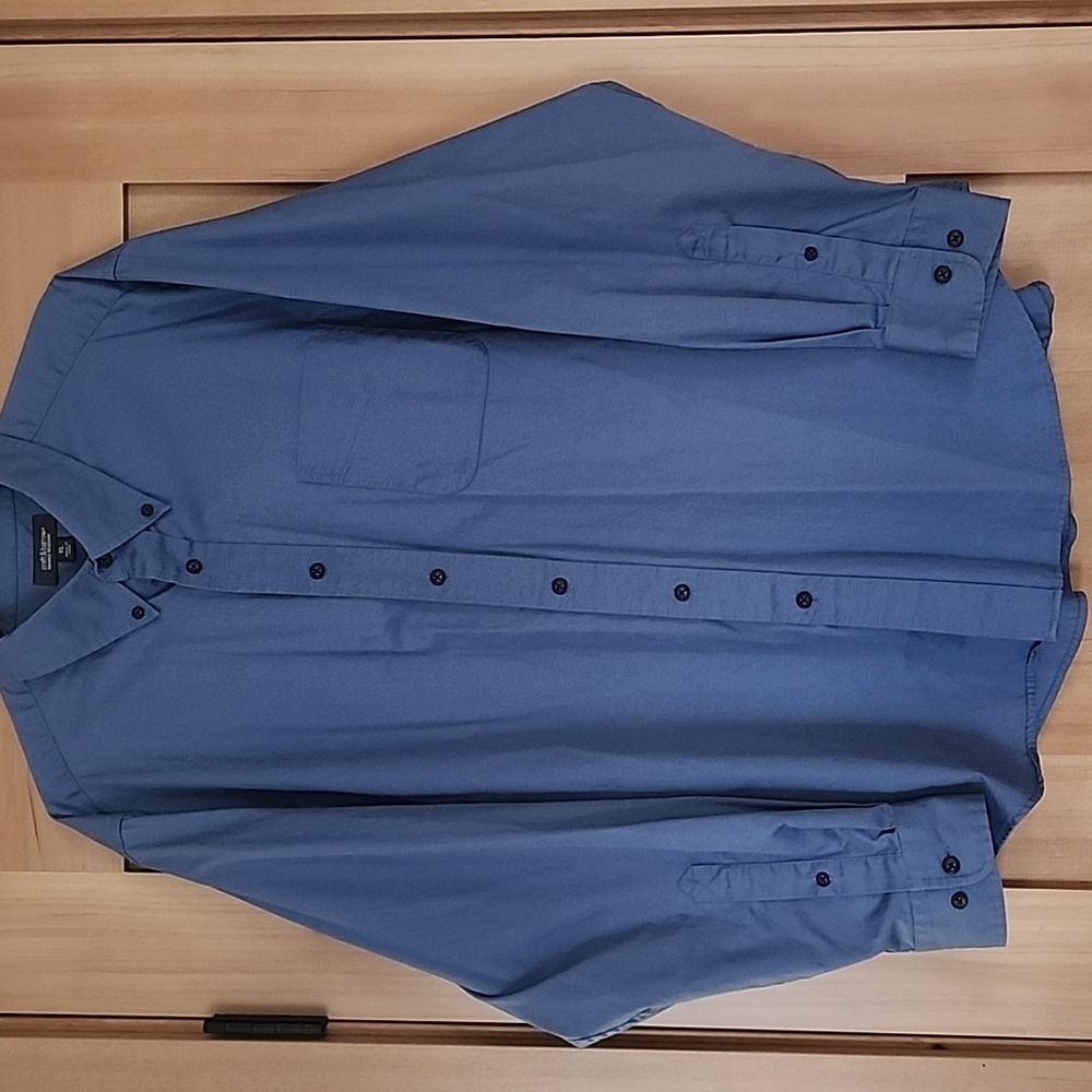 Croft & Barrow Blue Button Up Shirt